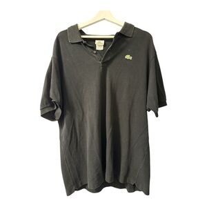 Lacoste Black Polo Shirt Classic Cotton Pique